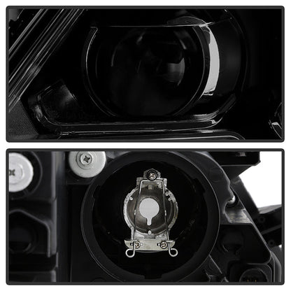 SPYDER xTune Volkswagen Jetta 11-14 DRL Projector Headlights - Black Smoked PRO-JH-VJ11-DRL-BSM 9036682
