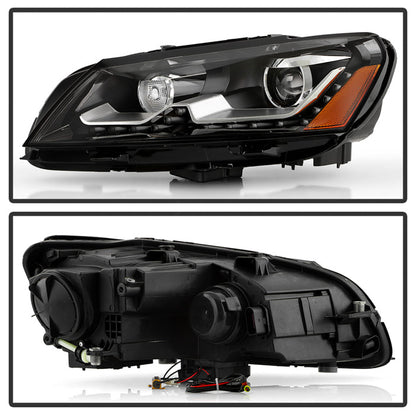 SPYDER Xtune Volkswagen Passat 12-14 OE Projector Headlights Not Compatible w/ Hid Black PRO-JH-VP12-NA-BK 9933448