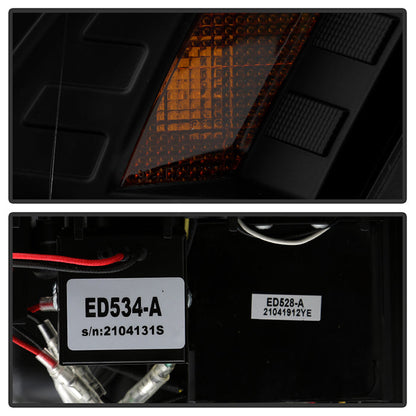 Spyder 13-16 Audi A4/S4 HID Model Only Projector Headlights - Black PRO-YD-AA413HIDSI-BK 5088338