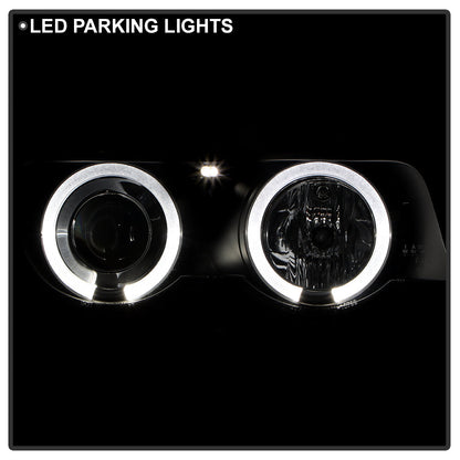 Spyder BMW E38 7-Series 99-01 Projector Headlights 1PC Xenon- LED Halo Blk PRO-YD-BMWE3899-HID-HL-BK 5008862