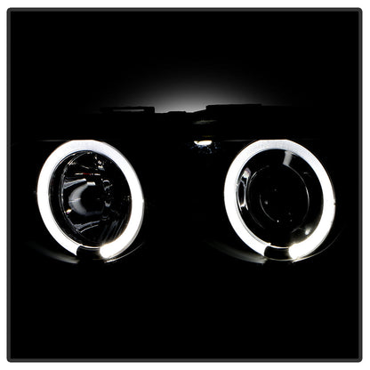 Spyder BMW E38 7-Series 99-01 Projector Headlights 1PC Xenon- LED Halo Blk PRO-YD-BMWE3899-HID-HL-BK 5008862