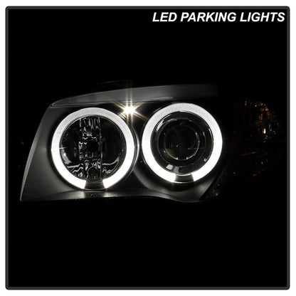 Spyder BMW E87 1-Series 08-11 Projector Headlights LED Halo Black High H1 Low H7 PRO-YD-BMWE87-HL-BK 5008985