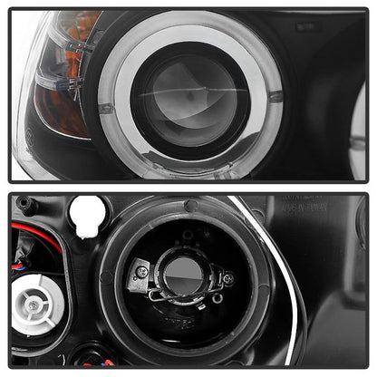 Spyder BMW E90 3-Series 06-08 Projector LED Halo Amber Reflctr Rplc Bulb Blk PRO-YD-BMWE9005-AM-BK 5009005