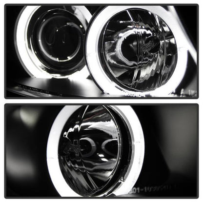 Spyder BMW E90 3-Series 06-08 Projector LED Halo Amber Reflctr Rplc Bulb Blk PRO-YD-BMWE9005-AM-BK 5009005