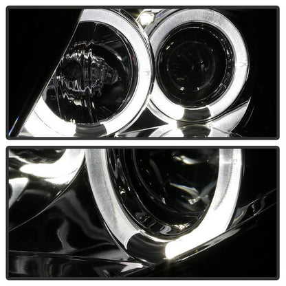 Spyder BMW Z4 03-08 Projector Headlights Halogen Model Only - LED Halo Chrome PRO-YD-BMWZ403-HL-C 5029089