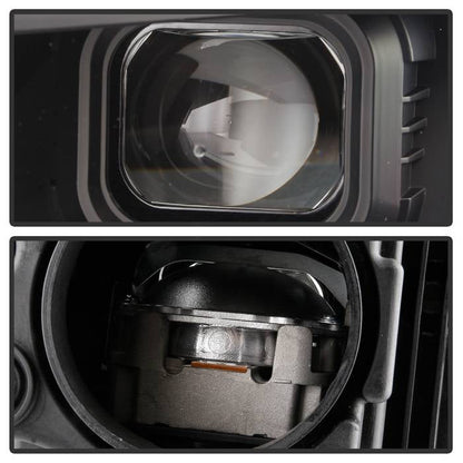 Spyder Chevy Camaro 16-18 HID Model Full LED Headlights Black PRO-YD-CCAM16HIDAP-SEQ-BK 5087355