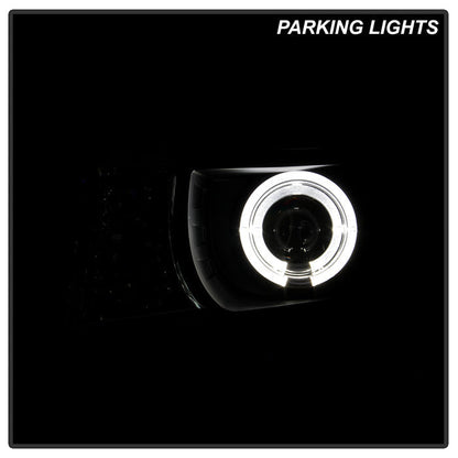 Spyder Chevy Camaro 10-13 Projector Headlights Dual Halo LED Halo Blk High/ PRO-YD-CCAM2010-HL-BK 5034236