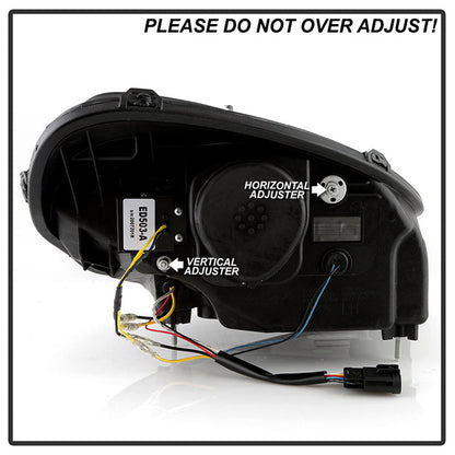 SPYDER Apex Series 05-13 Chevrolet C6 Corvette Hi Powered LED Module Headlights 5087959