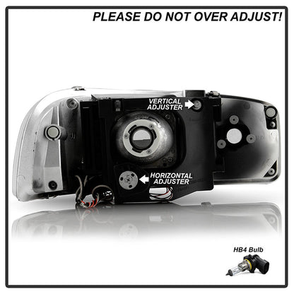 Spyder GMC Sierra 1500/2500/3500 99-06 Projector Headlights LED Halo LED Black PRO-YD-CDE00-HL-BK 5009357