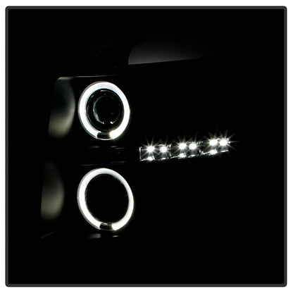 Spyder Chevy Silverado 1500 07-13 Projector Headlights LED Halo LED Blk PRO-YD-CS07-HL-BK 5009494