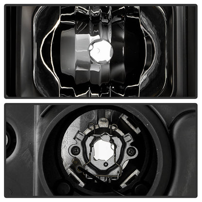 SPYDER 20-23 Chevy Silverado 2500/3500 Proj Headlights - LED DRL - Black PRO-YD-CSHD20SI-SEQ-BK 5088796