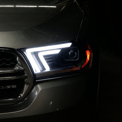 Spyder Dodge Durango 11-13 Halogen Model Only Projector Headlights - Black PRO-YD-DDU11SI-BK 5088284