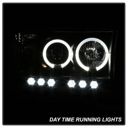 Spyder Dodge Ram 1500 02-05/Ram 2500 03-05 Projector Headlights LED Halo LED Blk PRO-YD-DR02-HL-BK 5009975