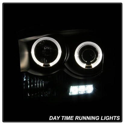 Spyder Dodge Ram 1500 06-08/Ram 2500 06-09 Projector Headlights LED Halo LED Blk PRO-YD-DR06-HL-BK 5010001