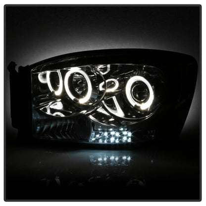 Spyder Dodge Ram 1500 06-08/Ram 2500 06-09 Projector Headlights LED Halo LED Chrm PRO-YD-DR06-HL-C 5010018