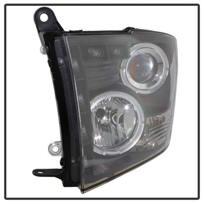 Spyder Dodge Ram 1500 09-14 10-14 Projector Headlights Halogen- LED Halo LED - Blk PRO-YD-DR09-HL-BK 5010032