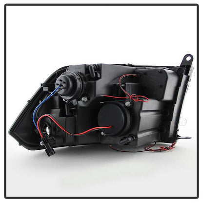 Spyder Dodge Ram 1500 09-14 10-14 Projector Headlights Halogen- LED Halo LED - Blk PRO-YD-DR09-HL-BK 5010032