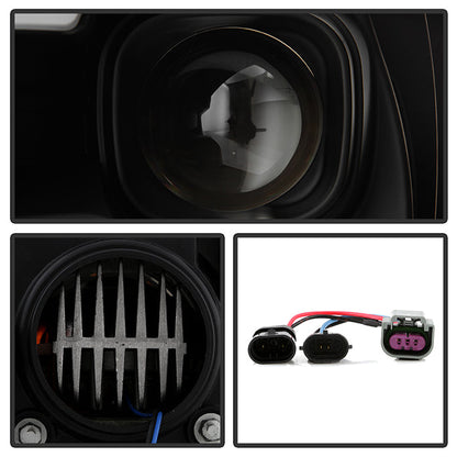 SPYDER 09-18 Dodge Ram 2500/3500 Factory Halogen Model Only (PRO-YD-DR09PL-SB-BK) 5088482
