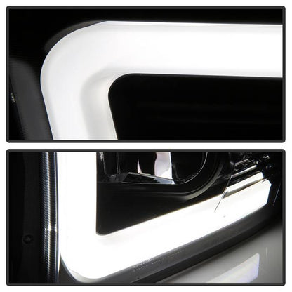 Spyder 09-16 Dodge Ram 1500 Version 2 Headlights Light Bar DRL Black PRO-YD-DR09V2-LBDRL-BK 5084811