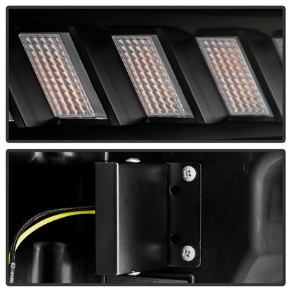 SPYDER 19-22 Dodge Ram 2500/3500 (Halogen Model Only) Proj. Headlights (PRO-YD-DR19HDHALAP-SEQ-BK) 5088604