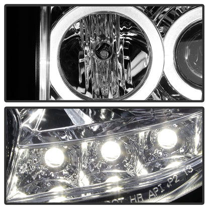 Spyder Ford Escape 08-12 Projector Headlights Halogen Model Only - DRL Chrome PRO-YD-FES08-DRL-C 5074232