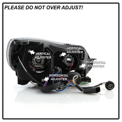 Spyder Ford Focus 12-14 Projector Headlights Halogen Model Only - DRL Black PRO-YD-FF12-DRL-BK 5072832