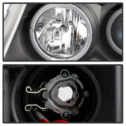 Spyder Ford F150 04-08 Projector Headlights Version 2 LED Halo LED Blk PRO-YD-FF15004-HL-G2-BK 5010209
