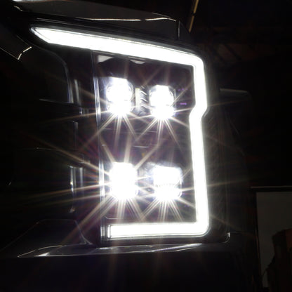 SPYDER Ford F150 20-21 Quad High-Power LED Module - Black (PRO-YD-FF15021HALAP-SBSEQ-BK) 5088833