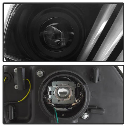 Spyder Ford Mustang 10-13 Projector Headlights - HID Model Only - Black PRO-YD-FM2010V2-HID-BK 5084569
