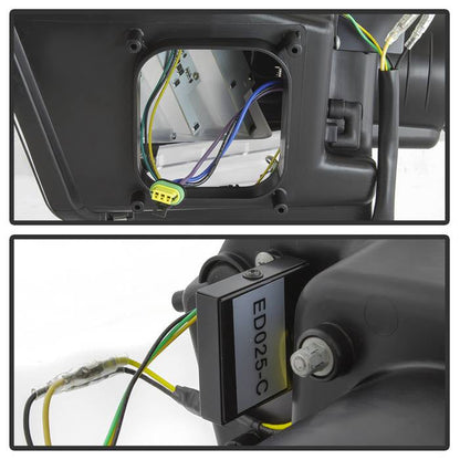 Spyder Ford Mustang 10-13 Projector Headlights - HID Model Only - Black PRO-YD-FM2010V2-HID-BK 5084569