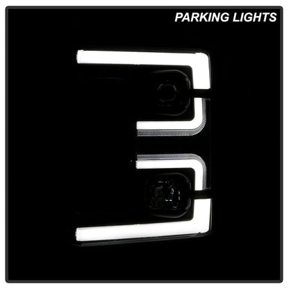 Spyder 17-18 Ford F250/F350/F450 Halogen Model Only -White Light Bar- Black- PRO-YD-FS17HALSI-BK 5087850