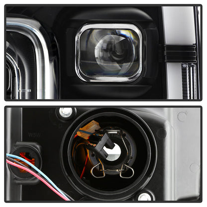 Spyder 17-18 Ford F250/F350/F450 Halogen Model Only -White Light Bar- Black- PRO-YD-FS17HALSI-BK 5087850