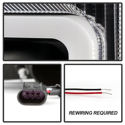 Spyder 17-18 Ford F250/F350/F450 Halogen Model Only -White Light Bar- Black- PRO-YD-FS17HALSI-BK 5087850