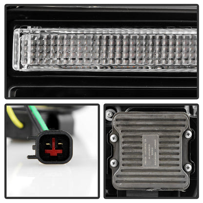 SPYDER Apex 20-22 Ford F250/F350 (Halogen) High-Power LED Headlights - Black PRO-YD-FS20HALAP-SEQ-BK 5088635
