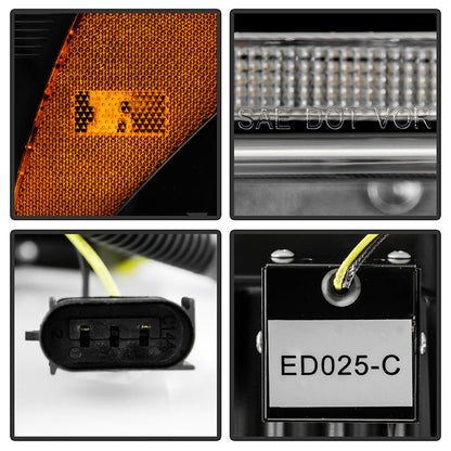 SPYDER Apex 20-22 Ford F250/F350 (Halogen) High-Power LED Headlights - Black PRO-YD-FS20HALAP-SEQ-BK 5088635