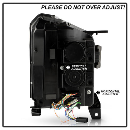 SPYDER Apex 15-20 GMC Yukon High-Power LED Module Headlights - Black (PRO-YD-GY15HALAP-SBSEQ-BK) 5088741