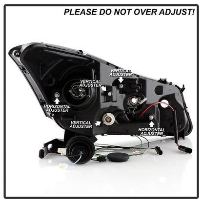 Spyder Honda Accord 08-12 4Dr Projector Headlights- LED Halo DRL Smke PRO-YD-HA08-4D-HL-SM 5010681