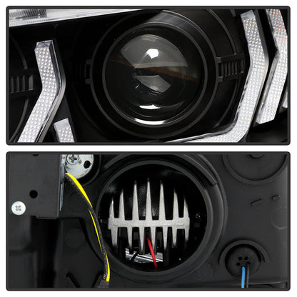 Spyder Honda Civic 16-18 2DR/4DR/Hatchback Headlight Black PRO-YD-HC16PL-SEQ-BK 5087539