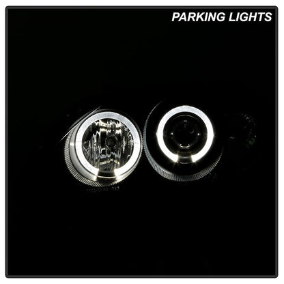 Spyder Honda Civic 99-00 Projector Headlights LED Halo Black High H1 Low H1 PRO-YD-HC99-AM-BK 5010933
