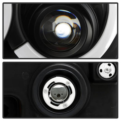 Spyder 05-07 Jeep Grand Cherokee - Light Bar Projector Headlights - Black - PRO-YD-JGC05V2-LB-BK 5086129