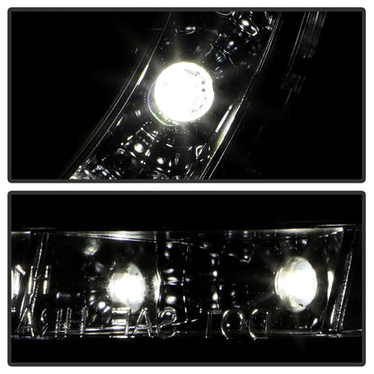 Spyder Mazda 3 04-08 4Dr Sedan Projector Headlights Halogen - DRL Blk PRO-YD-M304-DRL-BK 5017451