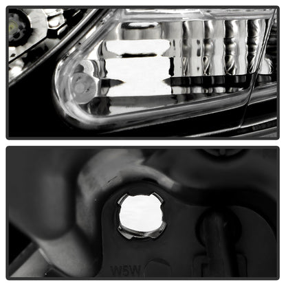 Spyder Mazda 3 04-08 4Dr Sedan Projector Headlights Halogen - DRL Blk PRO-YD-M304-DRL-BK 5017451