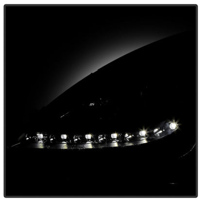Spyder Mercedes Benz SLK 05-10 Projector Headlights Halogen Model- DRL Blk PRO-YD-MBSLK05-DRL-BK 5032546