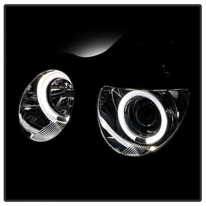 Spyder Mercedes Benz E-Class 00-02 Projector Headlights LED Halo Chrm PRO-YD-MBW21099-HL-C 5011305