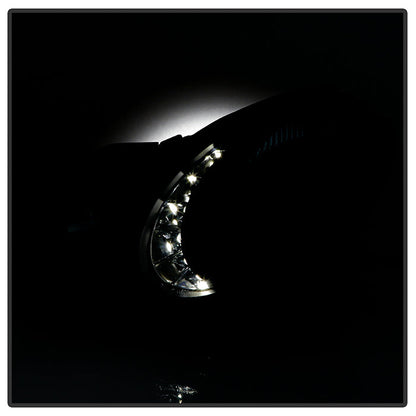 Spyder Mercedes Benz E-Class 03-06 Projector Halogen Model- DRL- Blk PRO-YD-MBW21103-DRL-BK 5017482