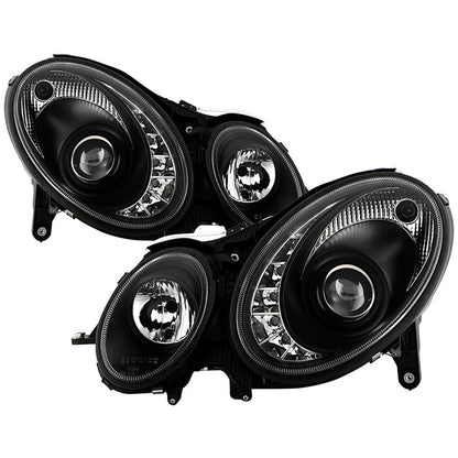 Spyder Mercedes Benz E-Class 03-06 Projector Xenon/HID Model- DRL- Blk PRO-YD-MBW21103-HID-DRL-BK 5029928