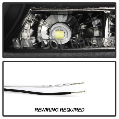 Spyder Nissan 350Z 03-05 Projector Headlights Xenon DRL Blk High H1 Lw D2R PRO-YD-N350Z02-HID-DRL-BK 5032225