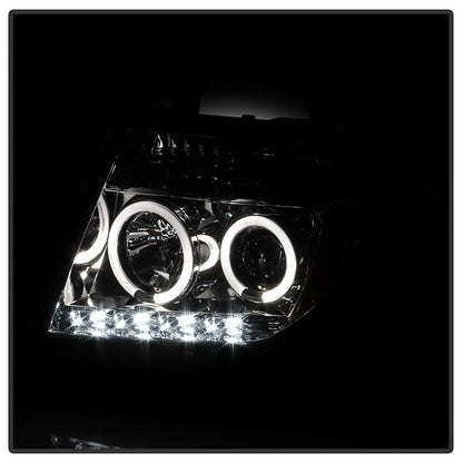 Spyder Nissan Frontier 05-08 Projector Headlights LED Halo LED Smke PRO-YD-NF05-HL-SM 5011541