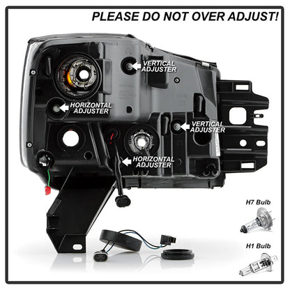 Spyder 04-15 Nissan Titan / 04-07 Nissan Armada V2 Projector Headlights - Chrome PRO-YD-NTI04-DRL-C 5085498