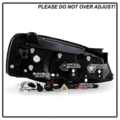 Spyder Pontiac G6 2/4DR 05-08 Projector Headlights LED Halo LED Blk PRO-YD-PG605-HL-BK 5011596